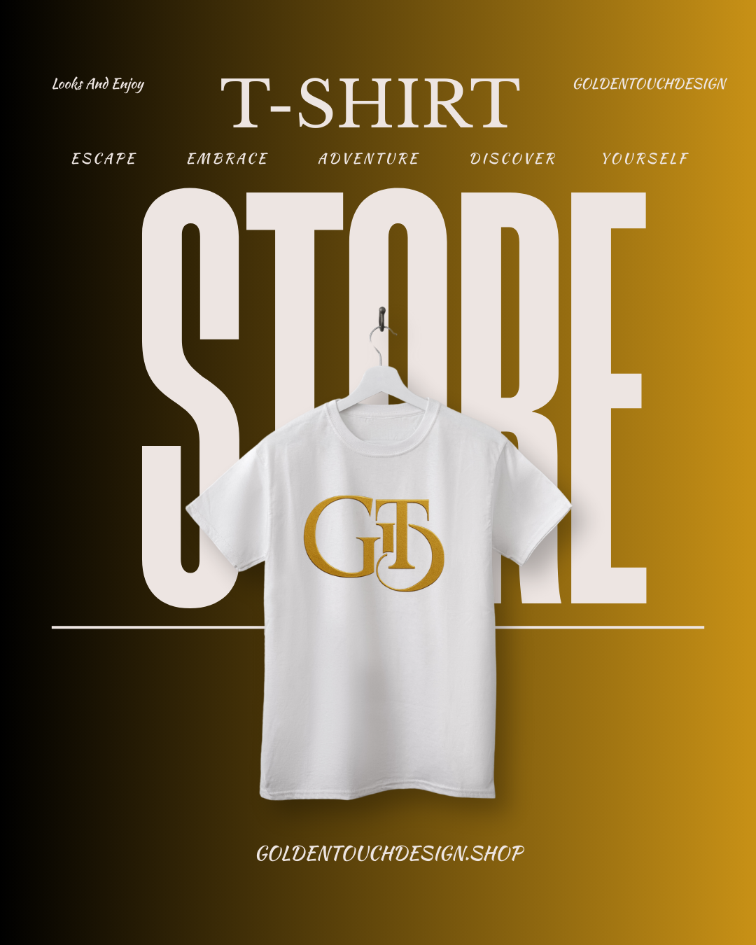 GOLDEN TOUCH DESIGN T-SHIRT STORE