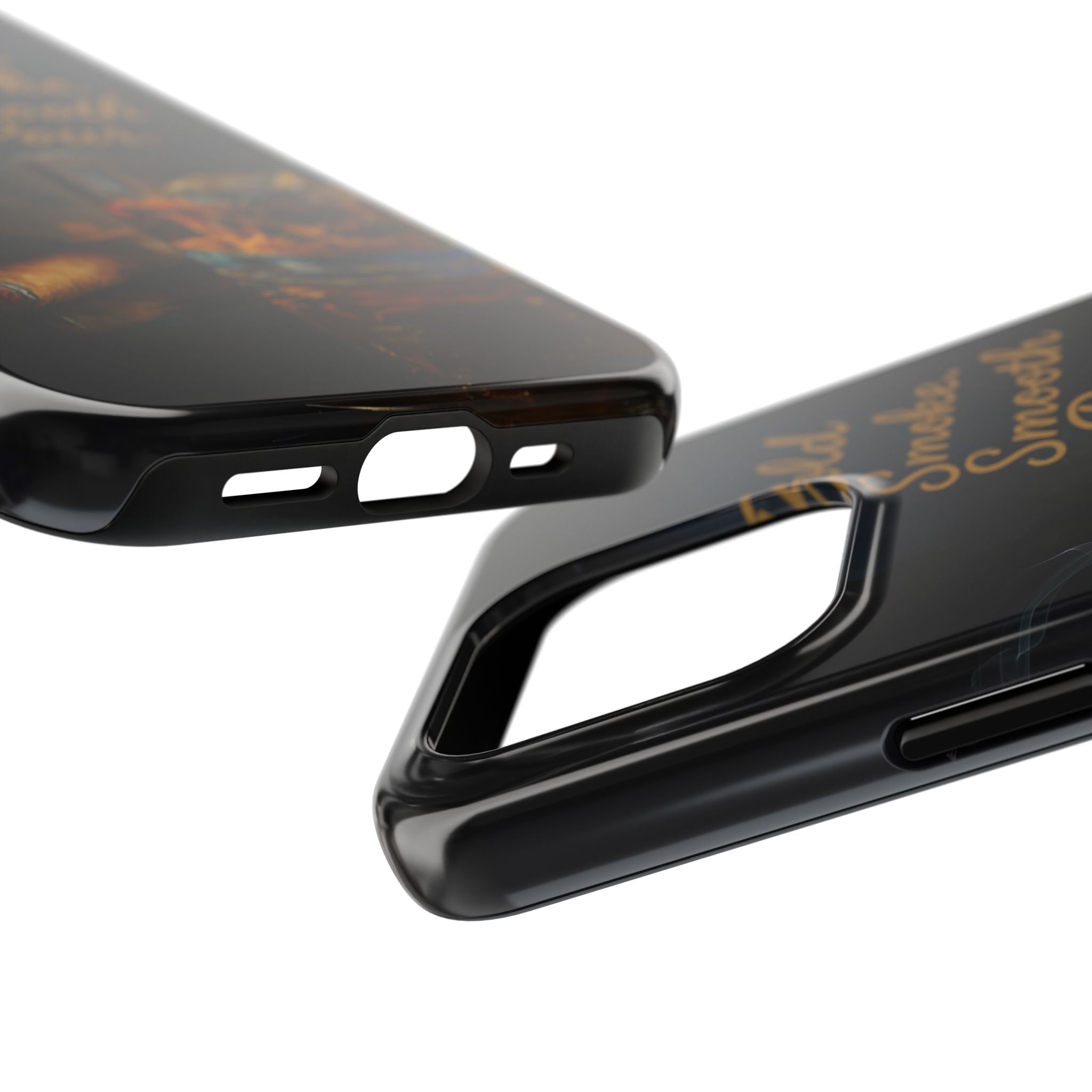 Bold Whiskey and Cigar Tough Phone Cases | Perfect Gift for Him | Unique Phone Accessory | Stylish Phone Protection | Alcohol Lover's Gift