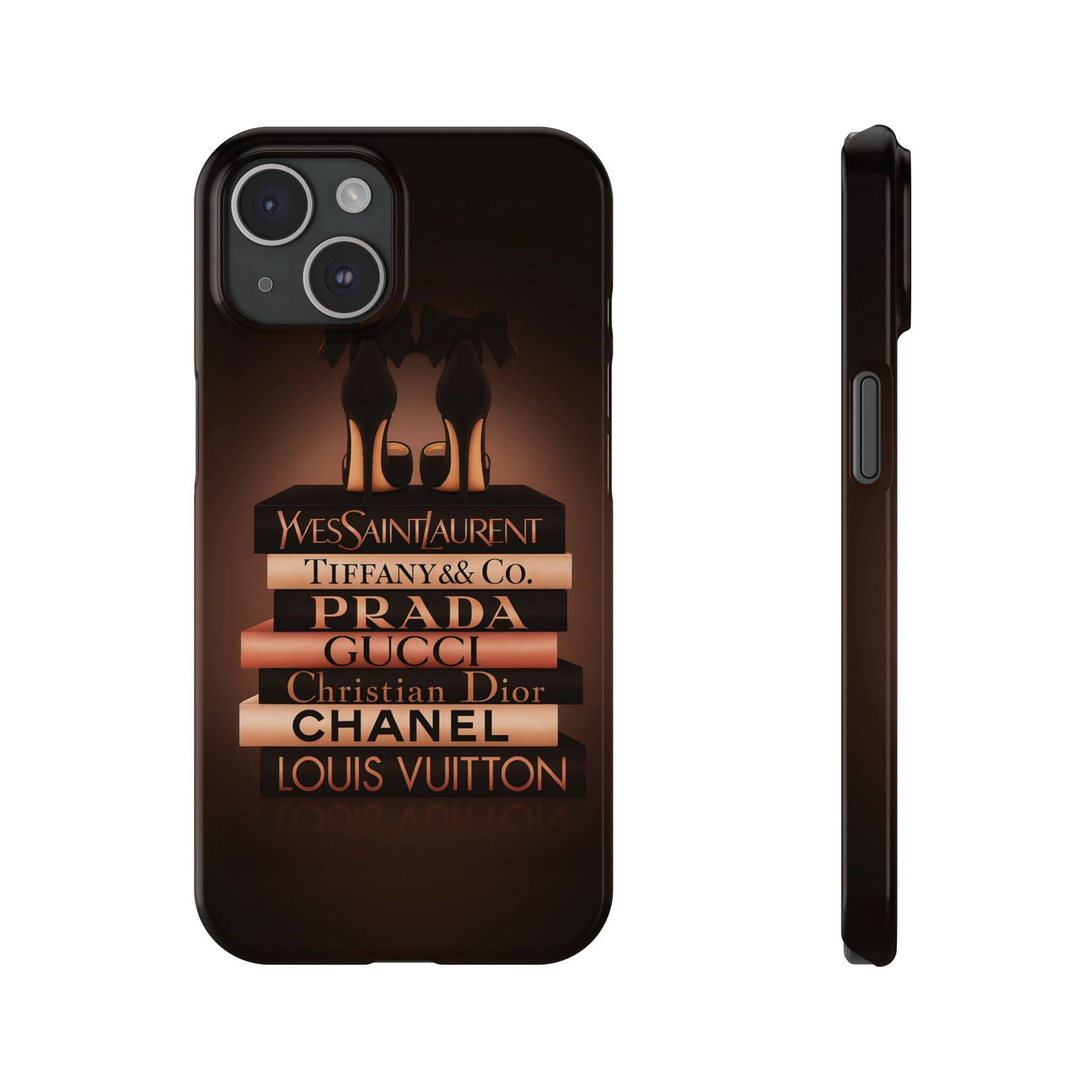 Chic Designer Phone Case for Fashion Lovers, Luxury Style, Slim Phone Protector, Trendy Gift for Her, Fashionista Accessory