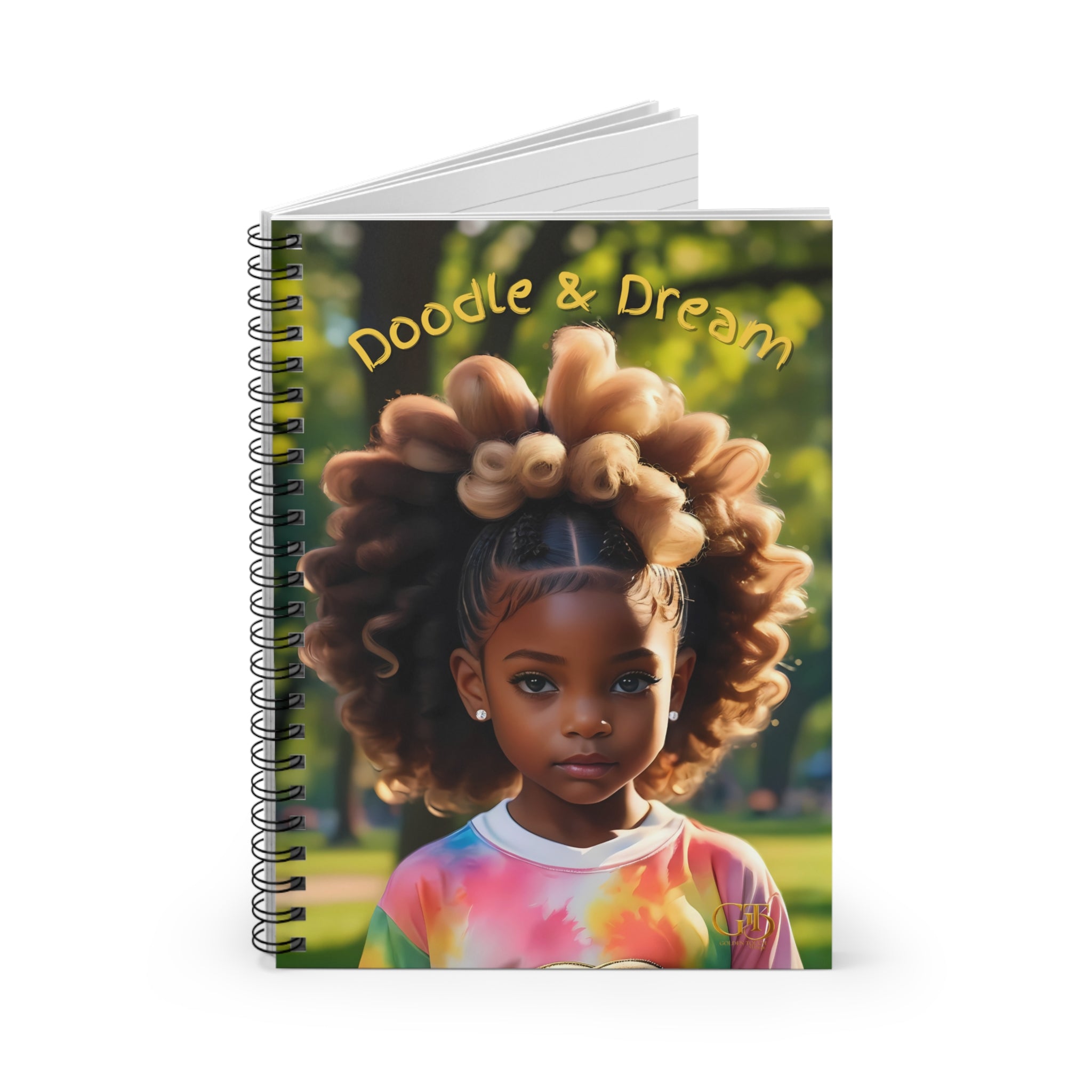 Whimsical Spiral Notebook - Doodle & Dream, Artistic Journal, Cute Stationery, Gift for Kids, Creative Writing, School Supplies, [...]