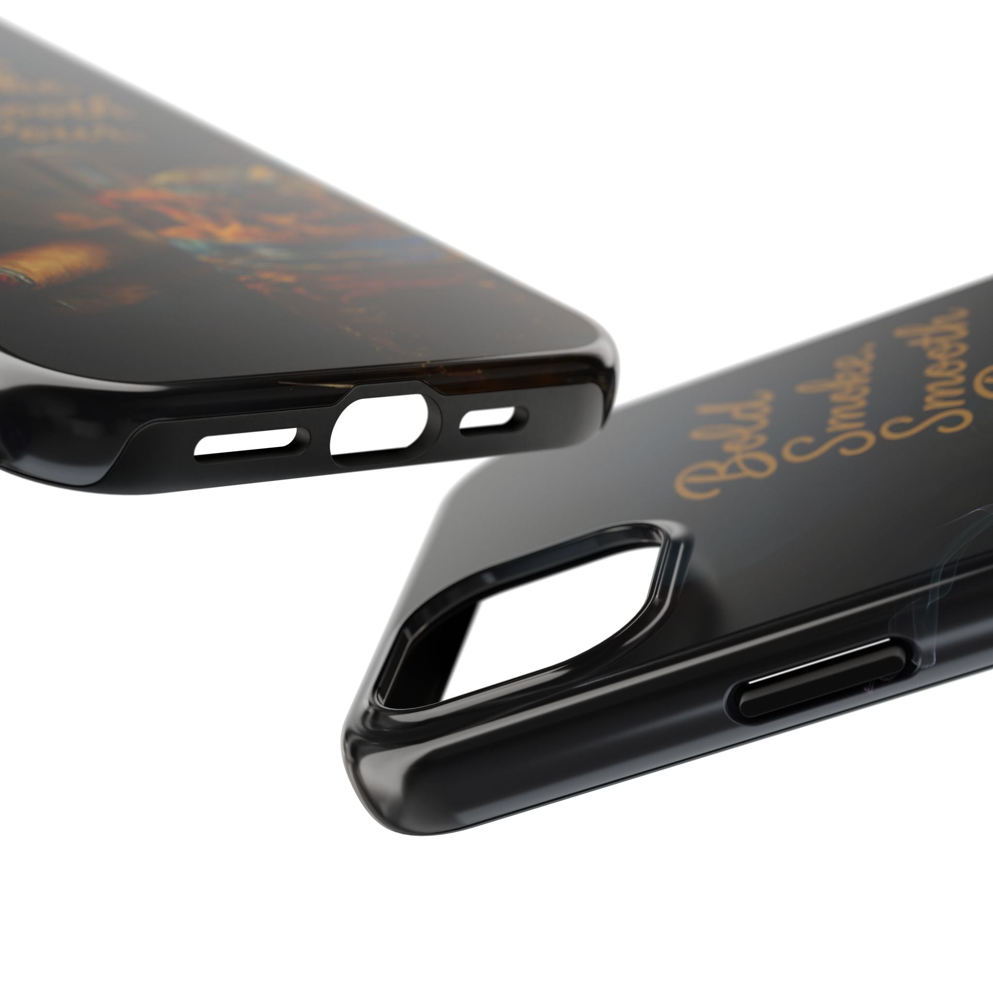 Bold Whiskey and Cigar Tough Phone Cases | Perfect Gift for Him | Unique Phone Accessory | Stylish Phone Protection | Alcohol Lover's Gift