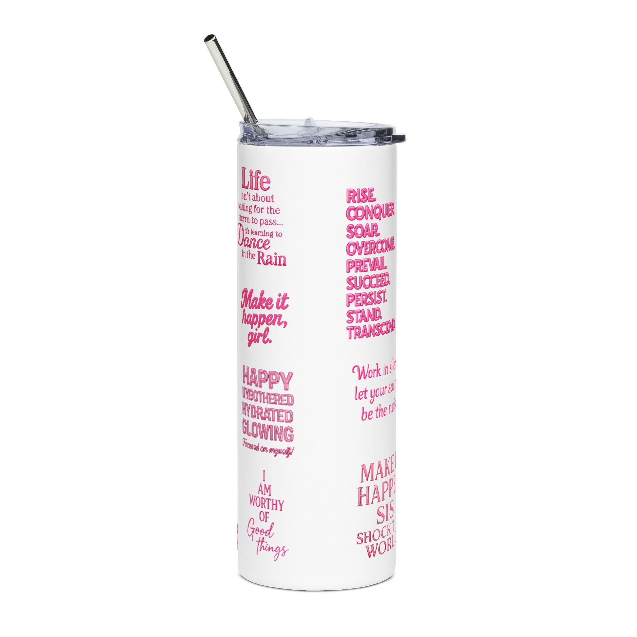 Fabulous Stainless Steel Tumbler - Be Yourself, Inspirational Gift for Her, Motivational Travel Mug, Encouraging Drinkware, Self-Love