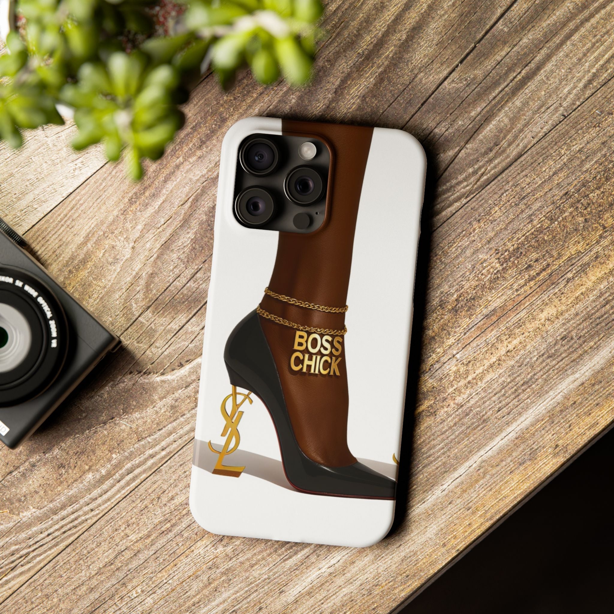 Chic Boss Phone Case, Stylish Slim Phone Cover, Fashionable Tech Accessory, Gift for Her, Trendy Smartphone Case