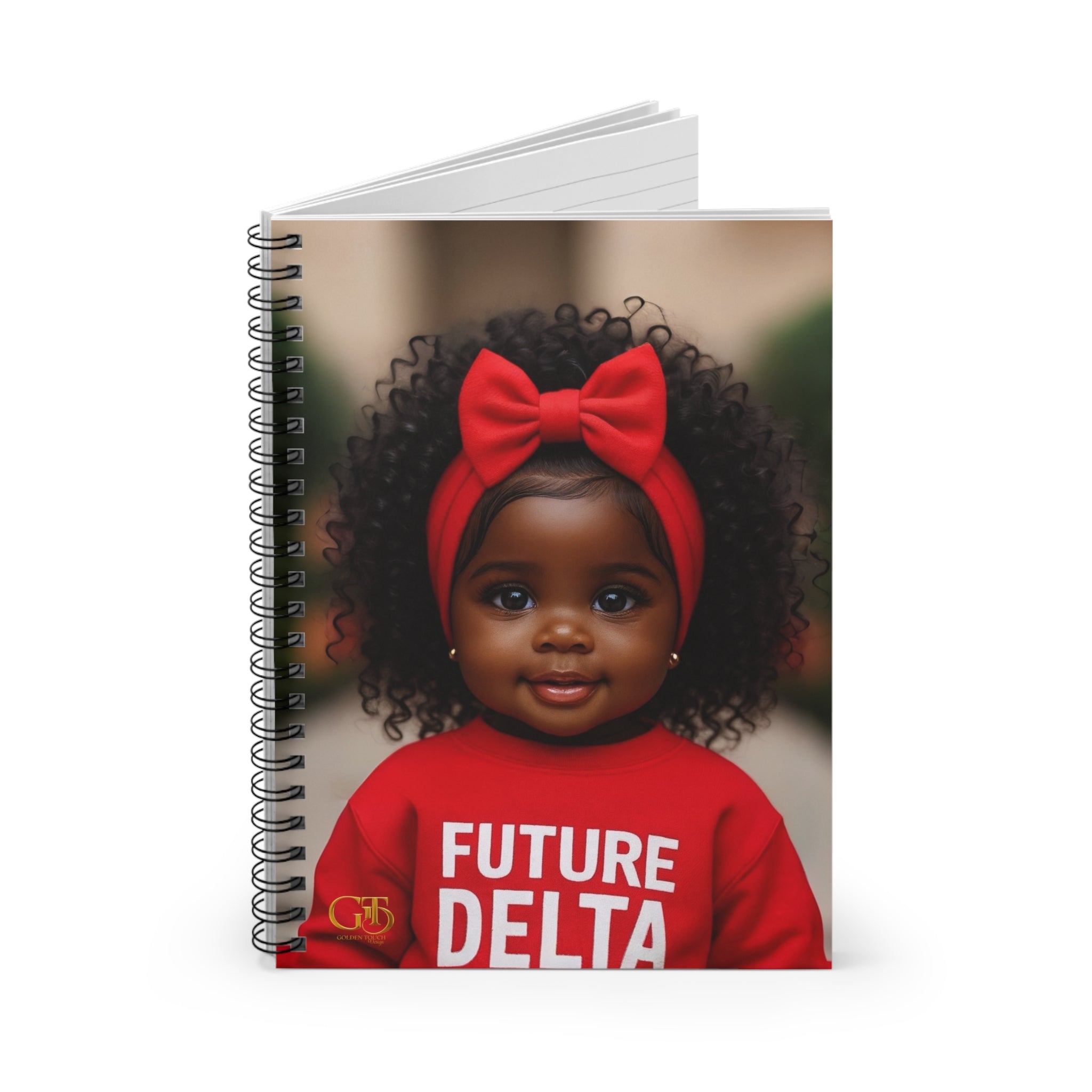 Future Delta Spiral Notebook - Creative Journal for Students, Gift for Graduates, Delta Sigma Theta Inspired Stationery, Cute Notepad, [...]