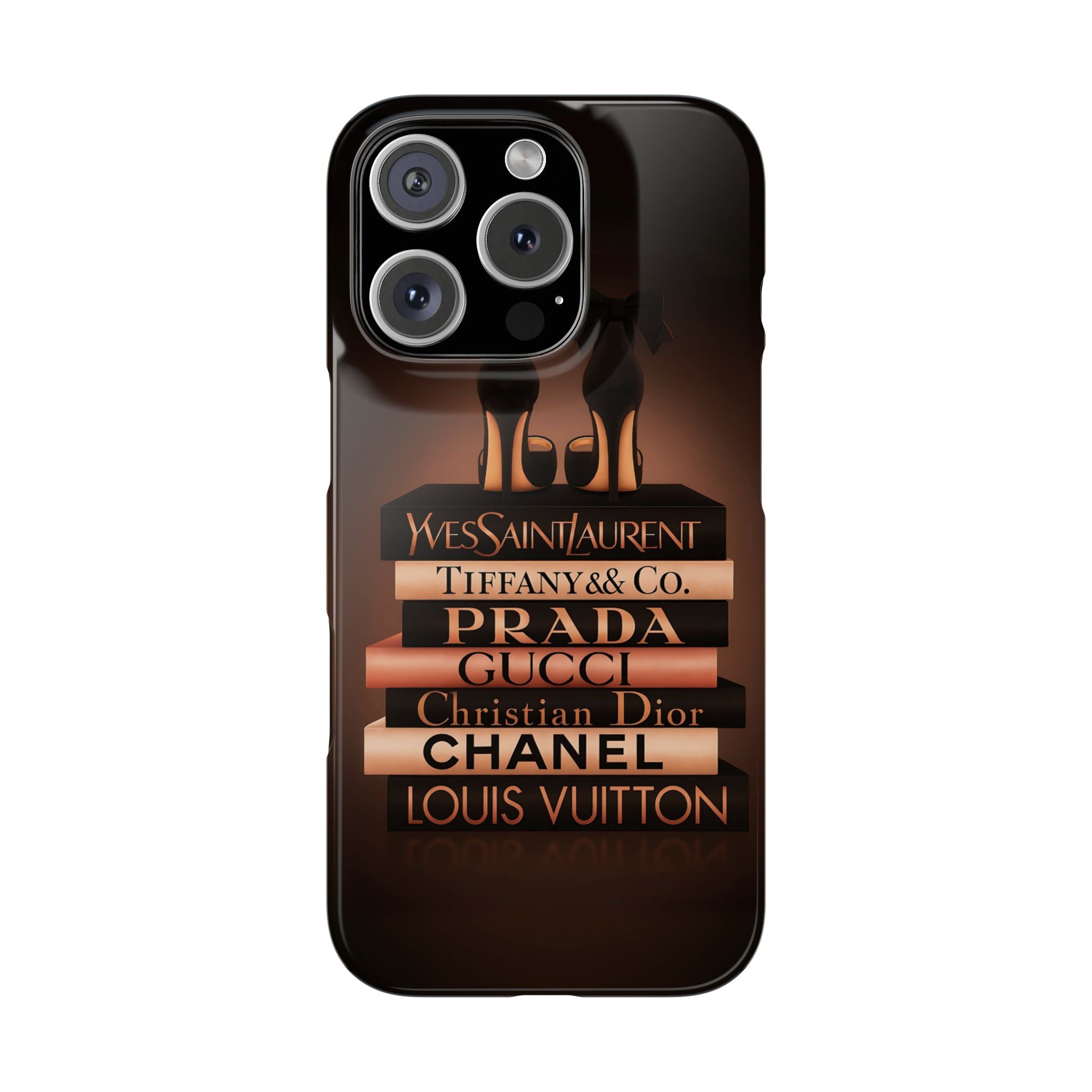 Chic Designer Phone Case for Fashion Lovers, Luxury Style, Slim Phone Protector, Trendy Gift for Her, Fashionista Accessory