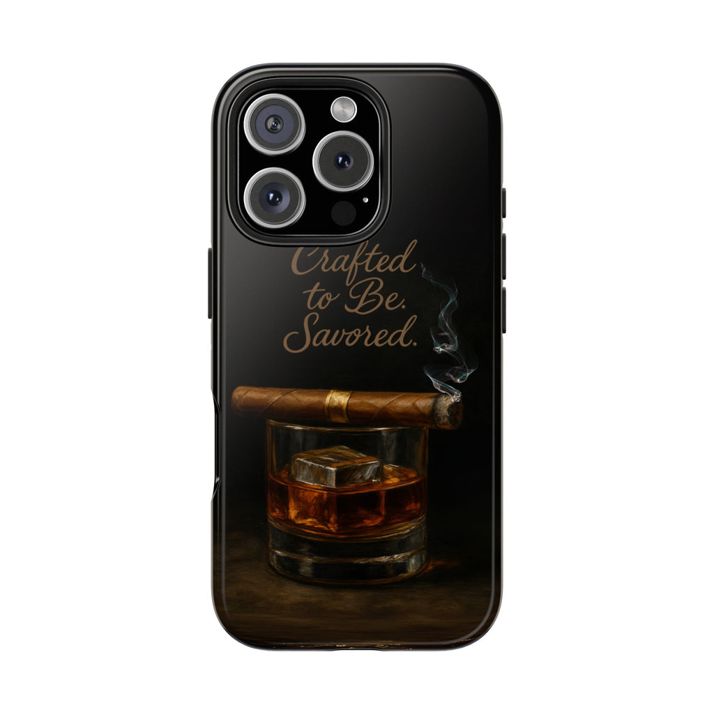 Whiskey Lover Tough Phone Case | Durable Cell Phone Cover for Men, Ideal Gift for Father's Day, Birthday, Appreciation