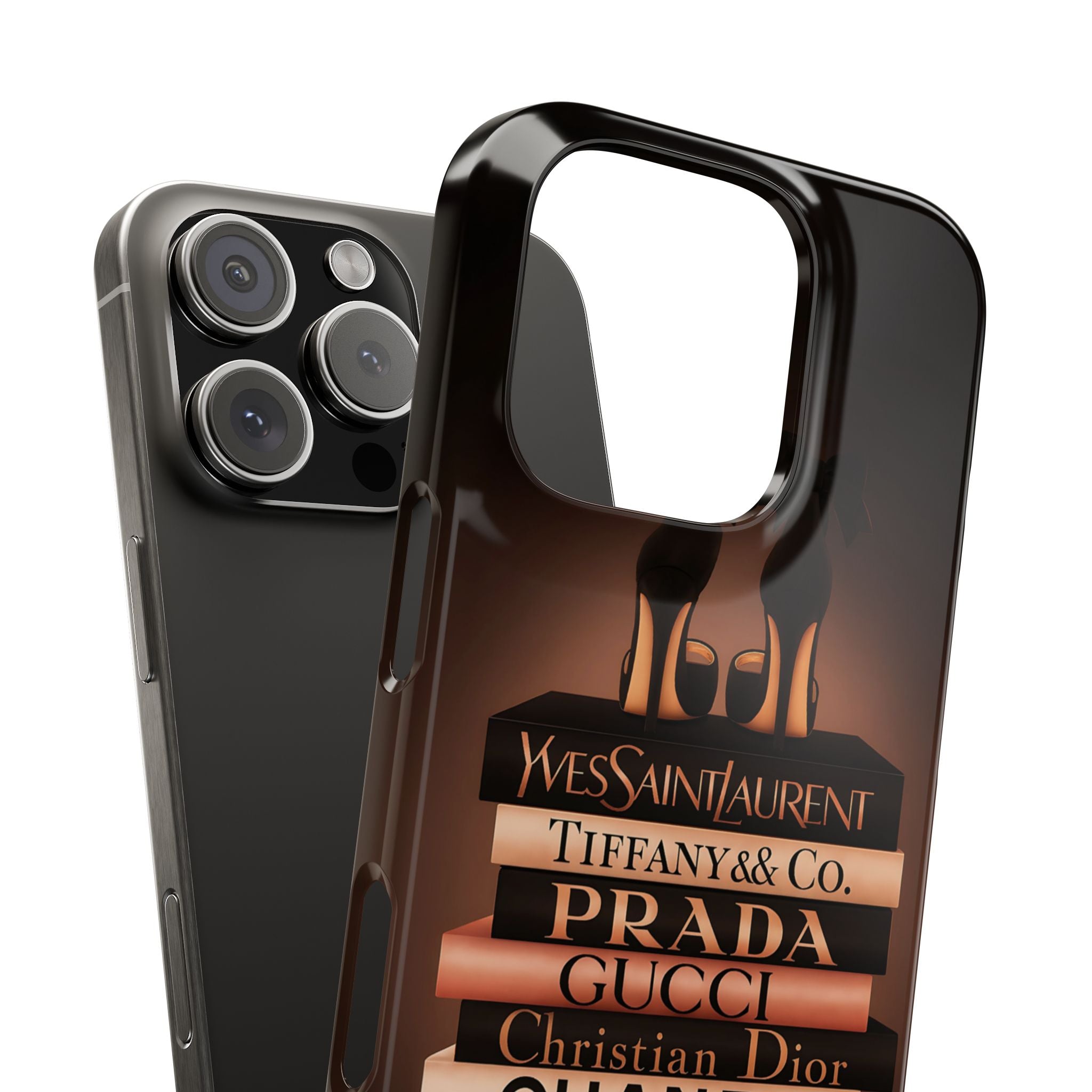 Chic Designer Phone Case for Fashion Lovers, Luxury Style, Slim Phone Protector, Trendy Gift for Her, Fashionista Accessory