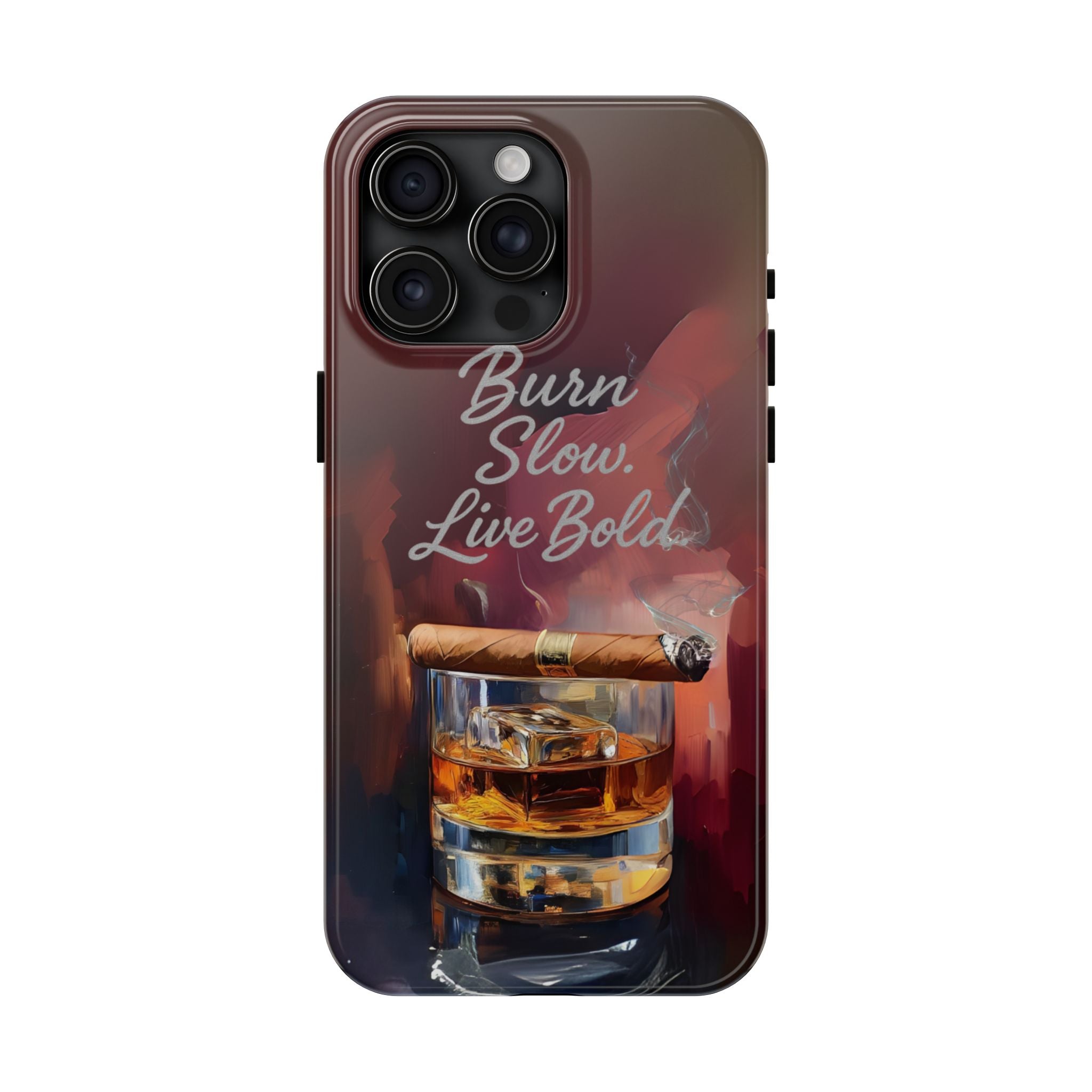 Bold Whiskey Phone Case, Tough Phone Cover for Men, Stylish Phone Accessory, Gift for Whiskey Lovers, Unique Drink Design Case