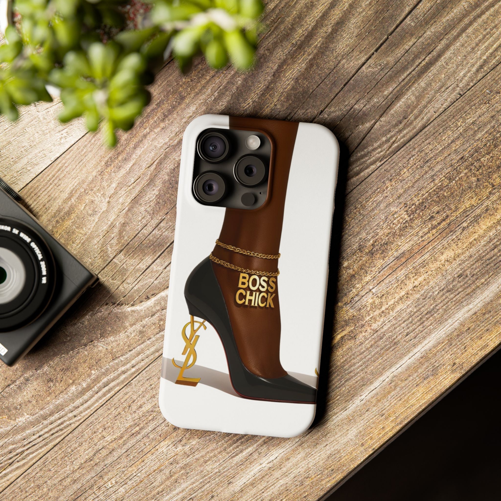 Chic Boss Phone Case, Stylish Slim Phone Cover, Fashionable Tech Accessory, Gift for Her, Trendy Smartphone Case