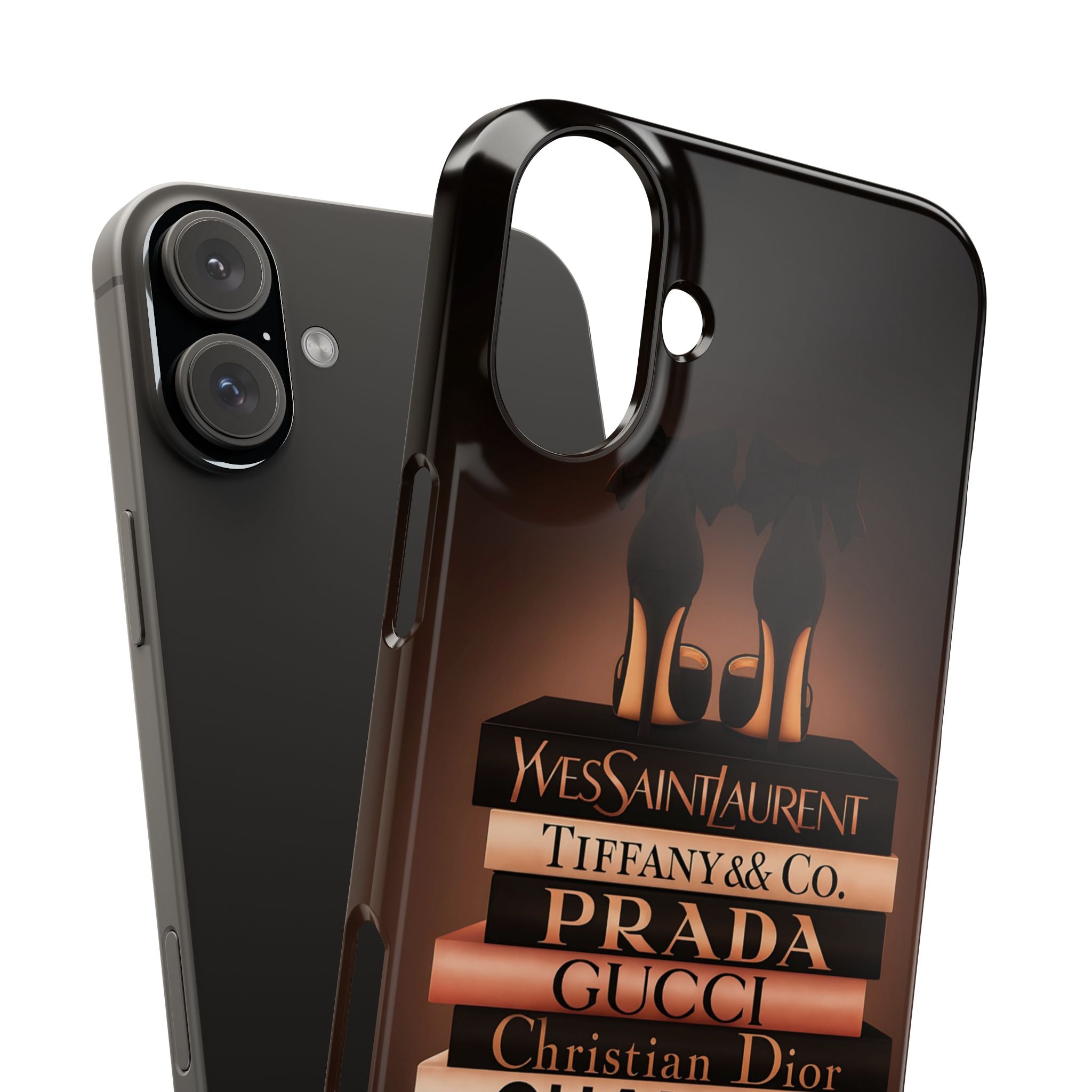 Chic Designer Phone Case for Fashion Lovers, Luxury Style, Slim Phone Protector, Trendy Gift for Her, Fashionista Accessory