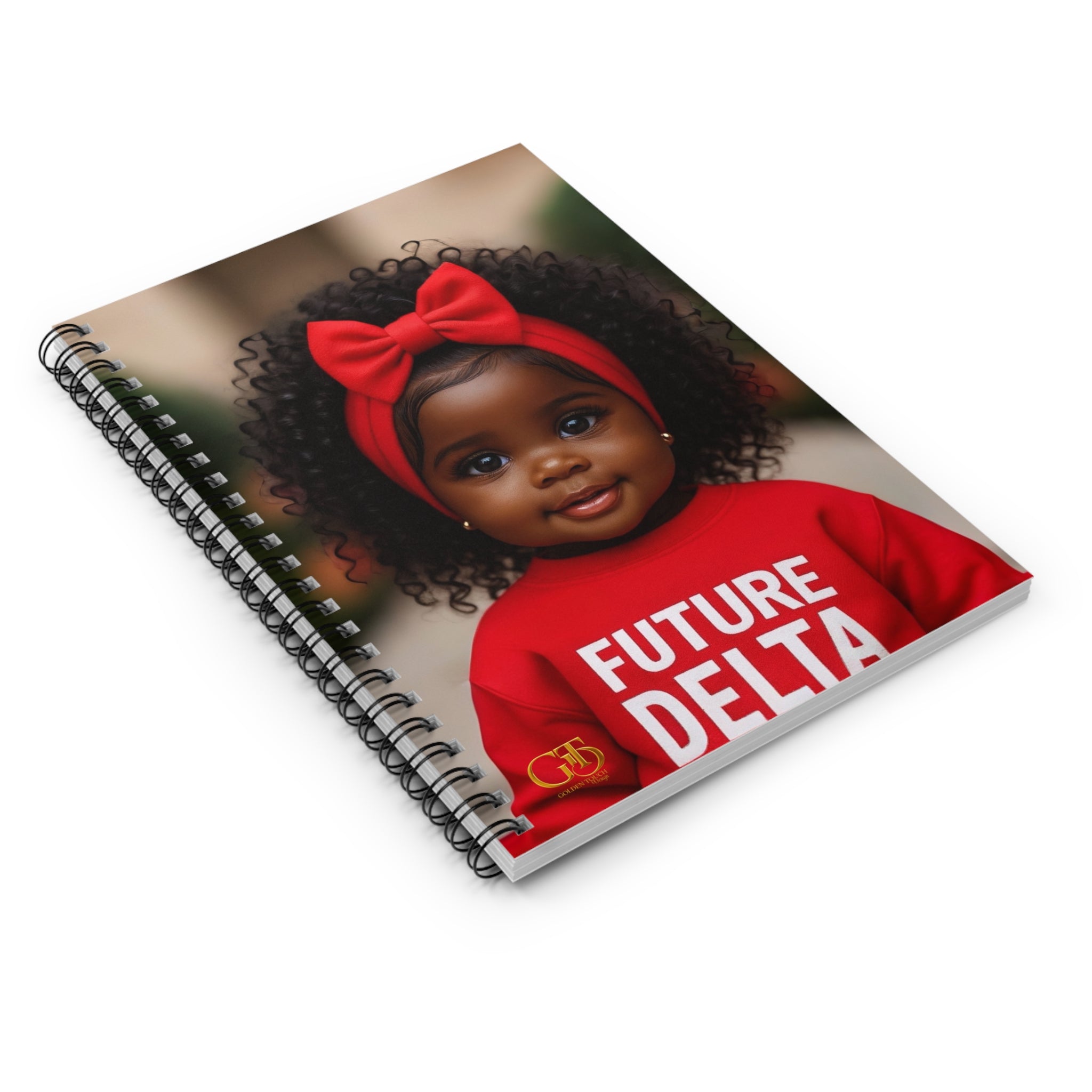 Future Delta Spiral Notebook - Creative Journal for Students, Gift for Graduates, Delta Sigma Theta Inspired Stationery, Cute Notepad, [...]