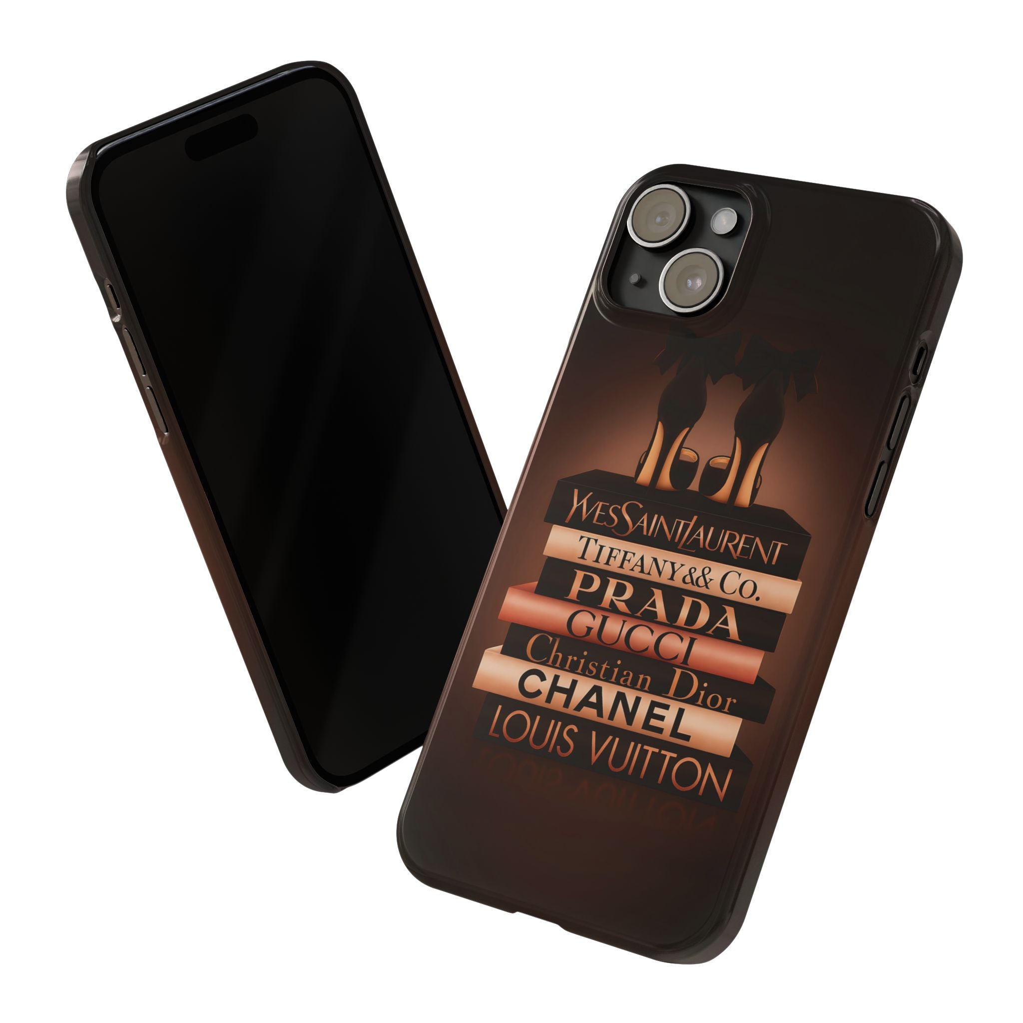 Chic Designer Phone Case for Fashion Lovers, Luxury Style, Slim Phone Protector, Trendy Gift for Her, Fashionista Accessory