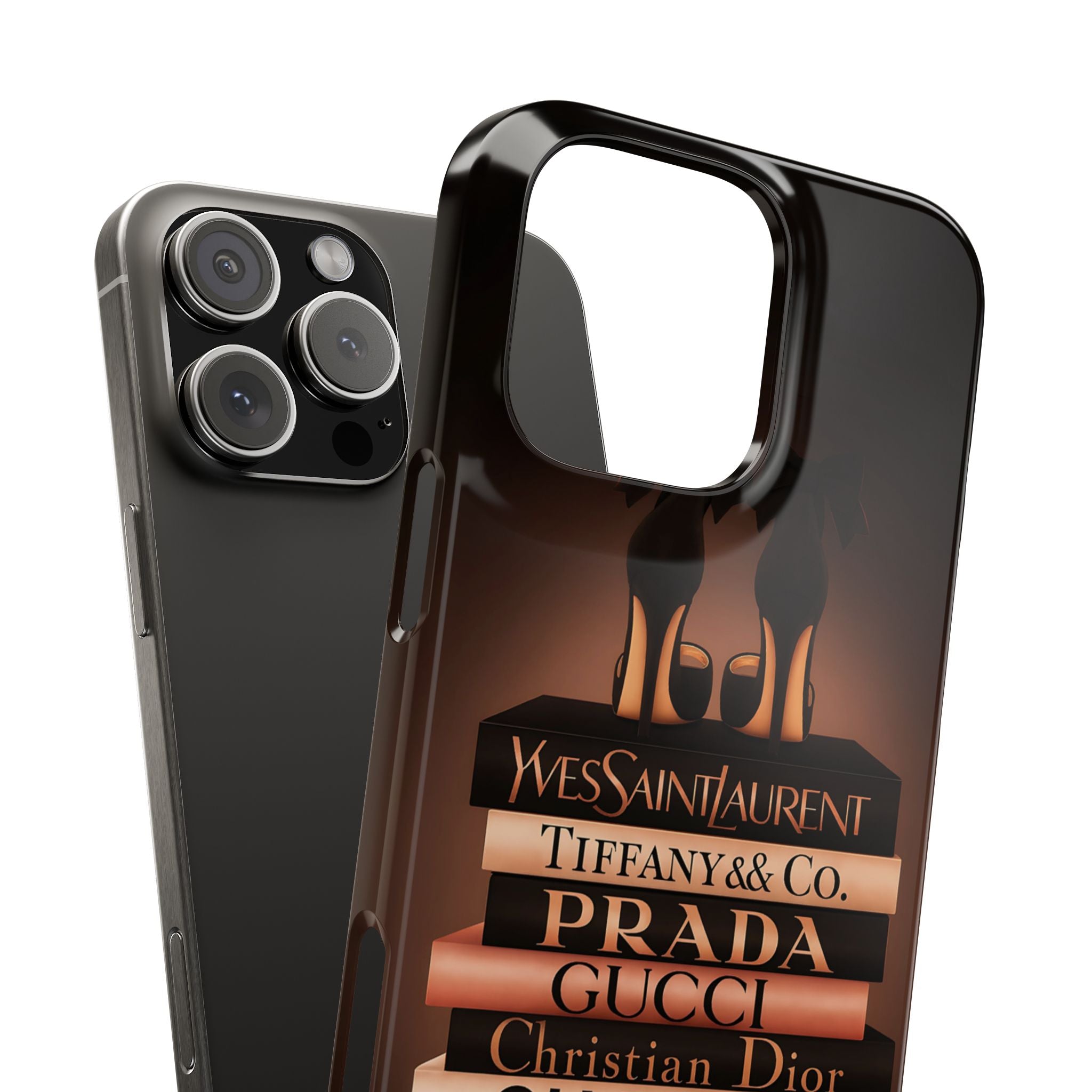 Chic Designer Phone Case for Fashion Lovers, Luxury Style, Slim Phone Protector, Trendy Gift for Her, Fashionista Accessory