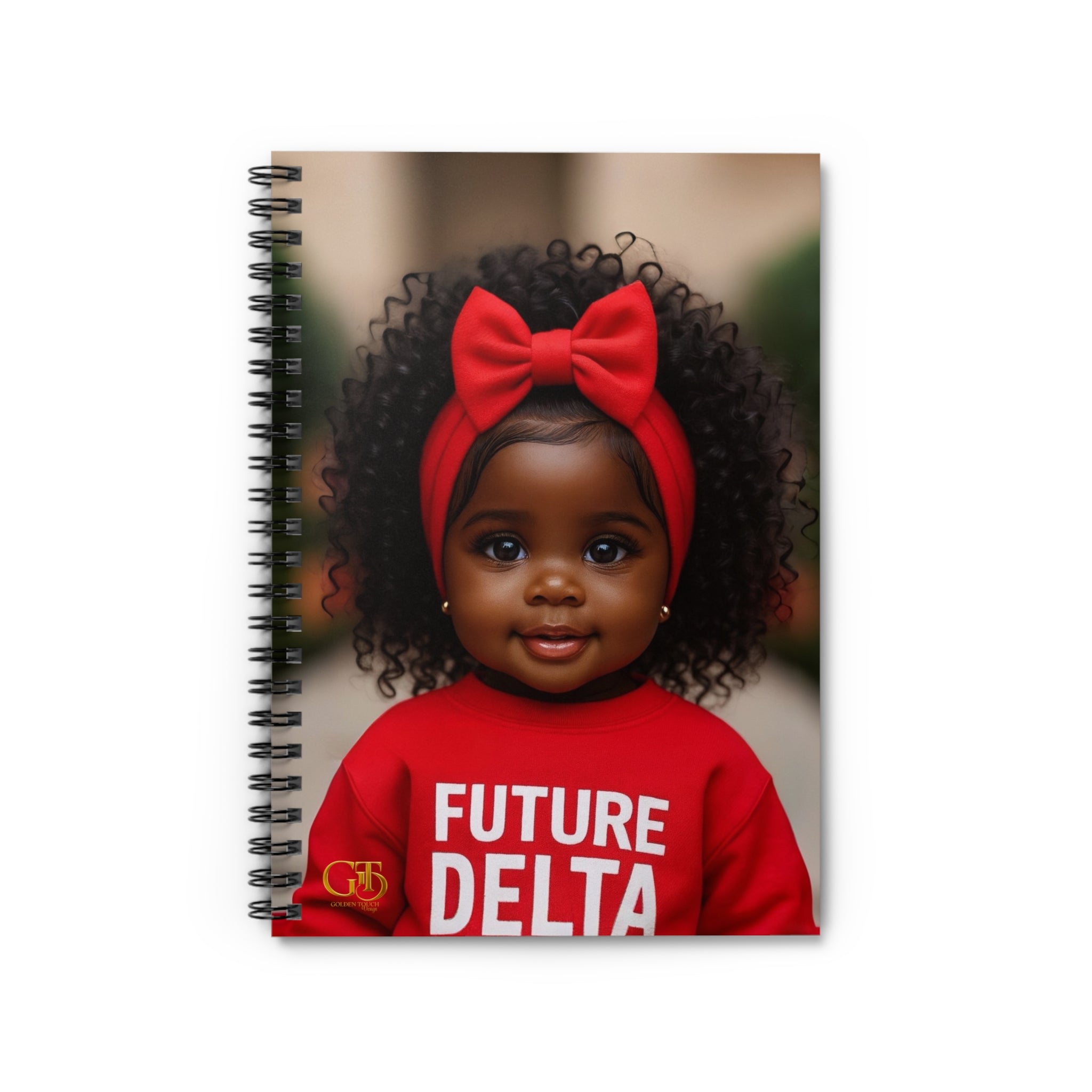 Future Delta Spiral Notebook - Creative Journal for Students, Gift for Graduates, Delta Sigma Theta Inspired Stationery, Cute Notepad, [...]