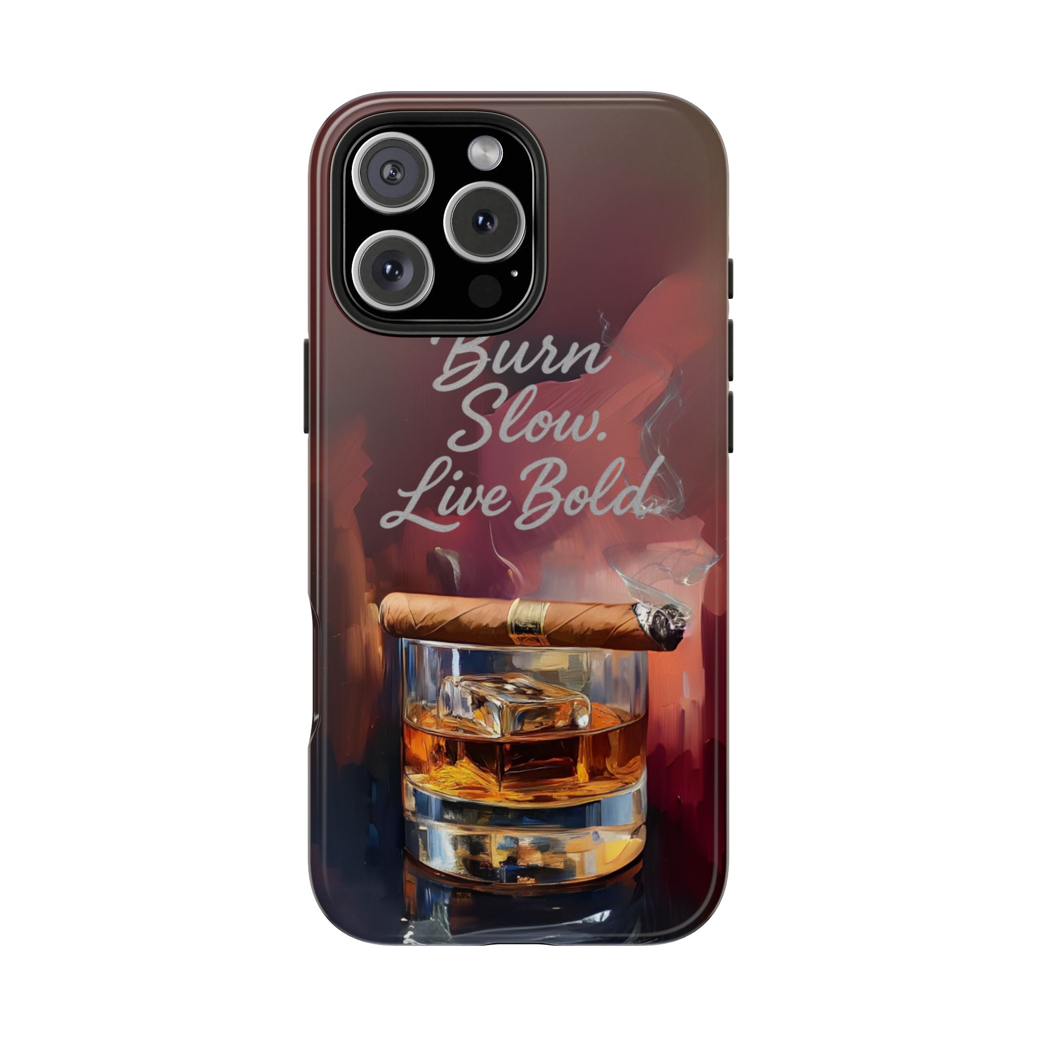 Bold Whiskey Phone Case, Tough Phone Cover for Men, Stylish Phone Accessory, Gift for Whiskey Lovers, Unique Drink Design Case