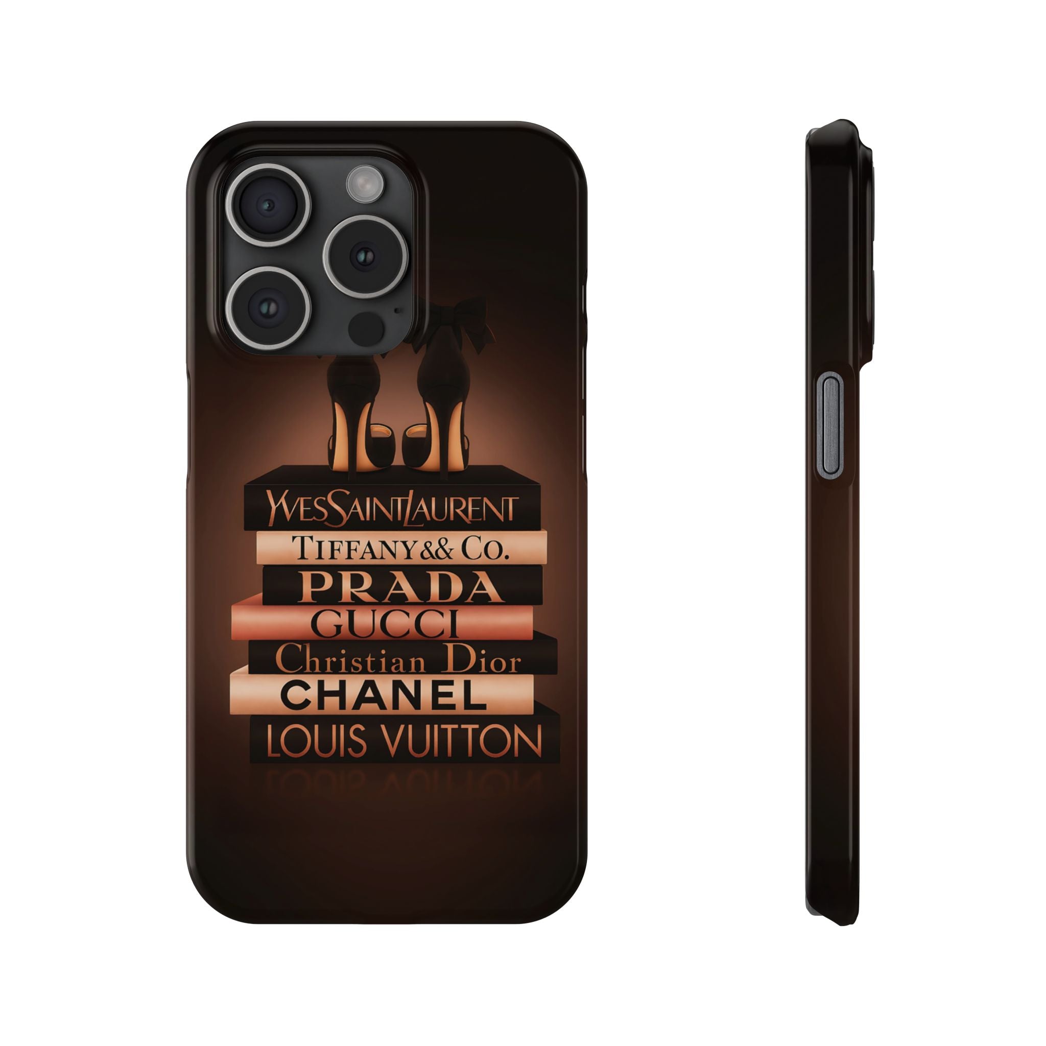 Chic Designer Phone Case for Fashion Lovers, Luxury Style, Slim Phone Protector, Trendy Gift for Her, Fashionista Accessory
