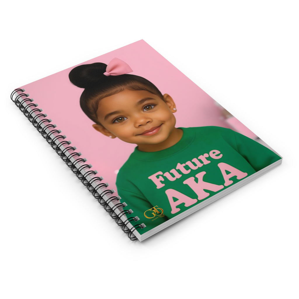 Future AKA Blooming Journal for Kids, Ruled Spiral Notebook, School Supplies, Cute Gift, Empowering Girls, Children's Journal