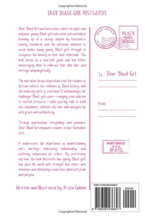 Dear Black Girl Postcards: "Dear Black Girls: Embracing Strength, Beauty, and the Power Within"