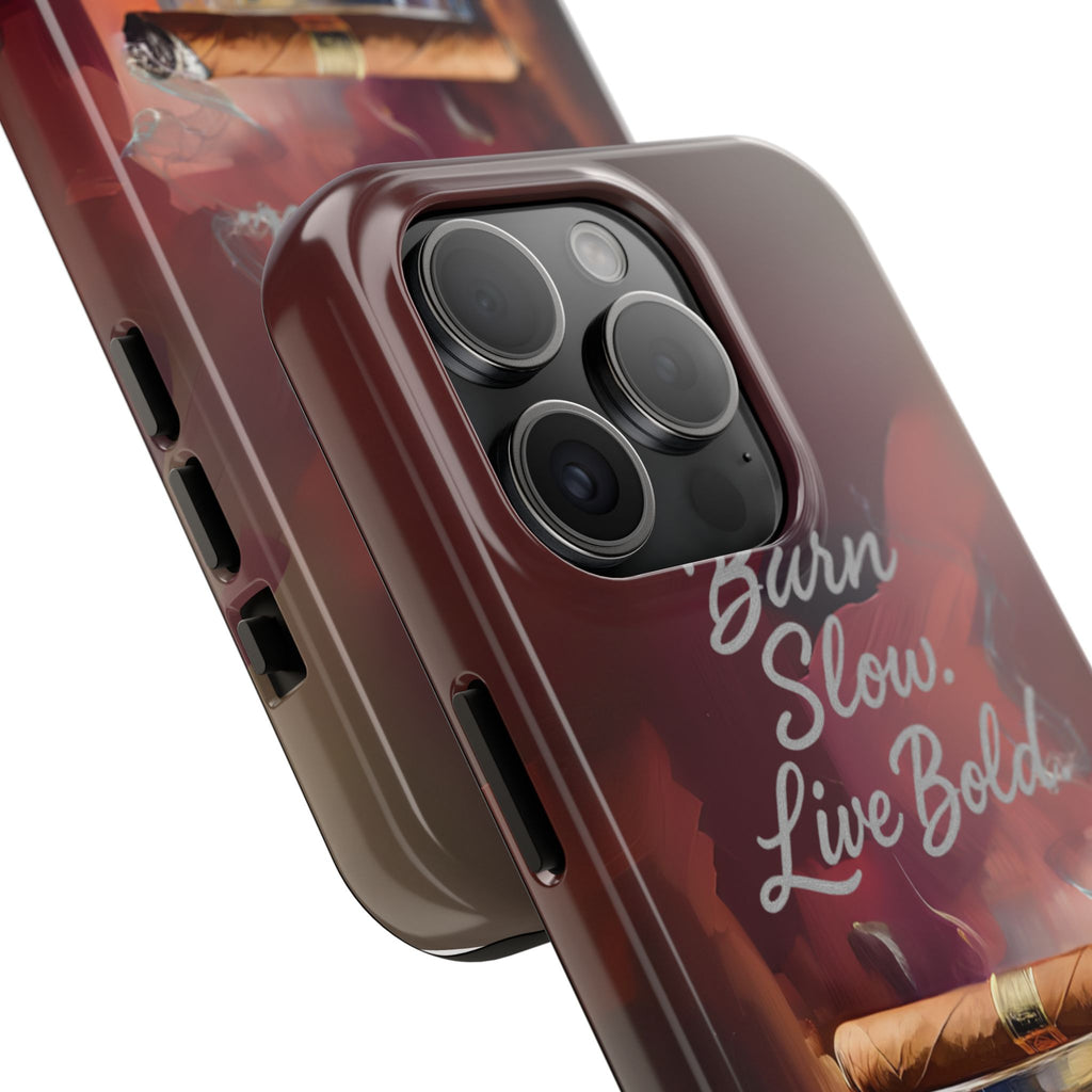 Bold Whiskey Phone Case, Tough Phone Cover for Men, Stylish Phone Accessory, Gift for Whiskey Lovers, Unique Drink Design Case