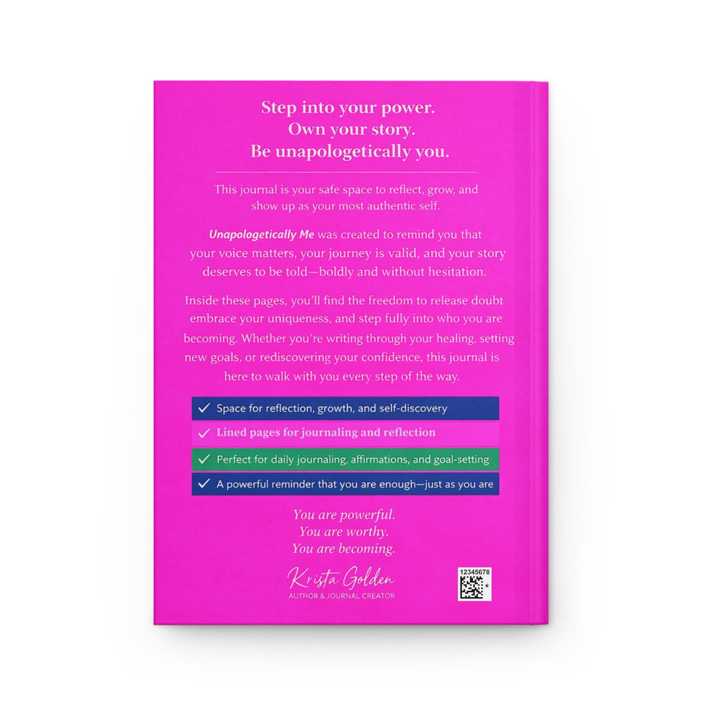 Unapologetically Me Hardcover Journal — Empowerment Guided Journal for Self‑Confidence & Growth
