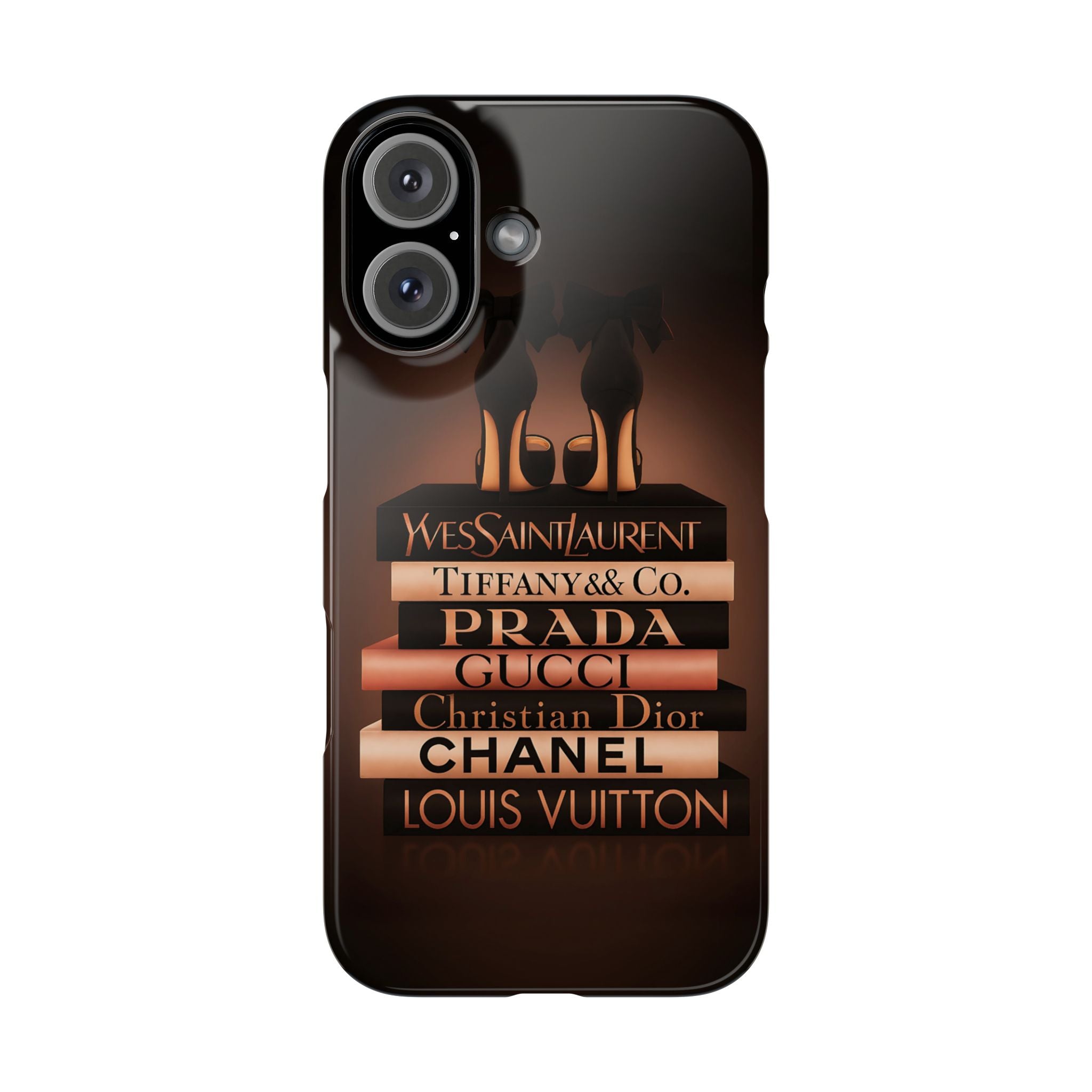 Chic Designer Phone Case for Fashion Lovers, Luxury Style, Slim Phone Protector, Trendy Gift for Her, Fashionista Accessory